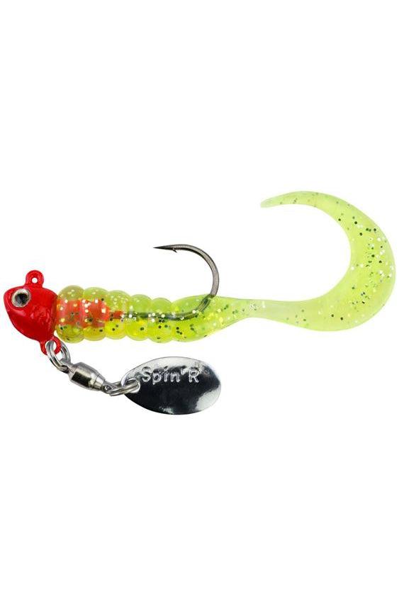 Fluorescent Red/Clear Chartreuse Sparkle