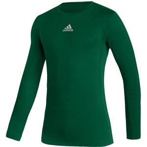 Adidas Men's Team Techfit Compression Long Sleeve Top